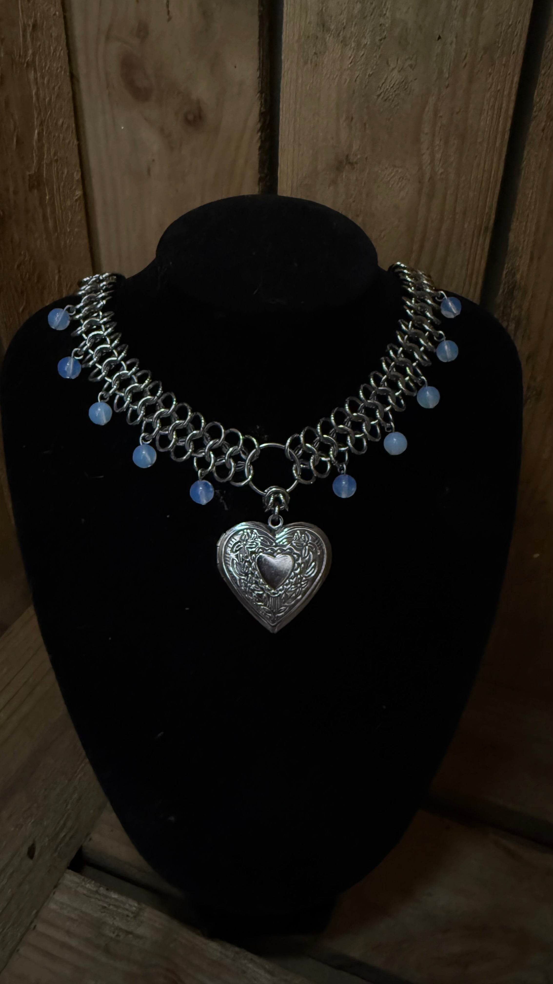 Arctic heart locket